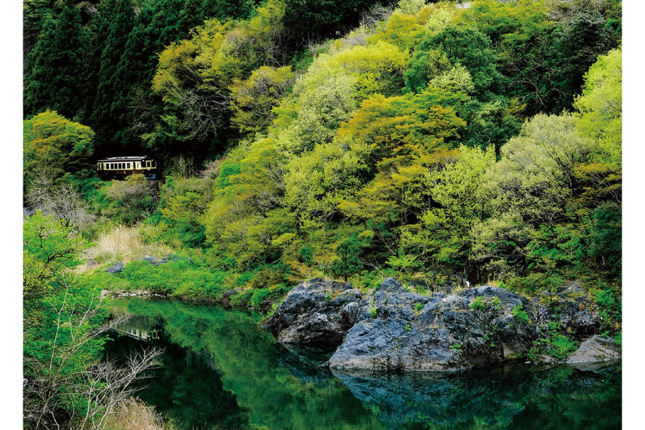 フォトコン202105_入選１部_新緑の渓谷鉄道_鈴木章一_桐生