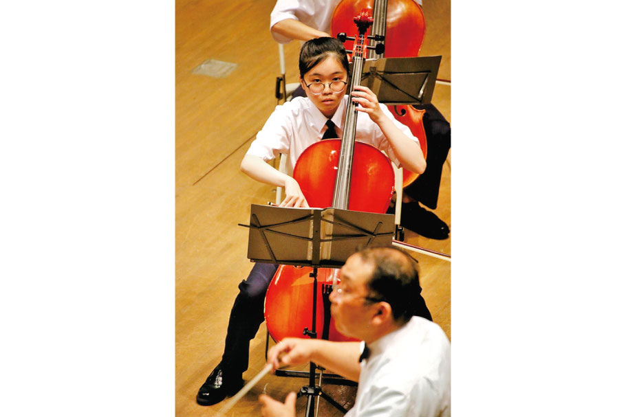 9_朝日中高生新聞賞_指揮を見て_森田夏望_高崎北1年