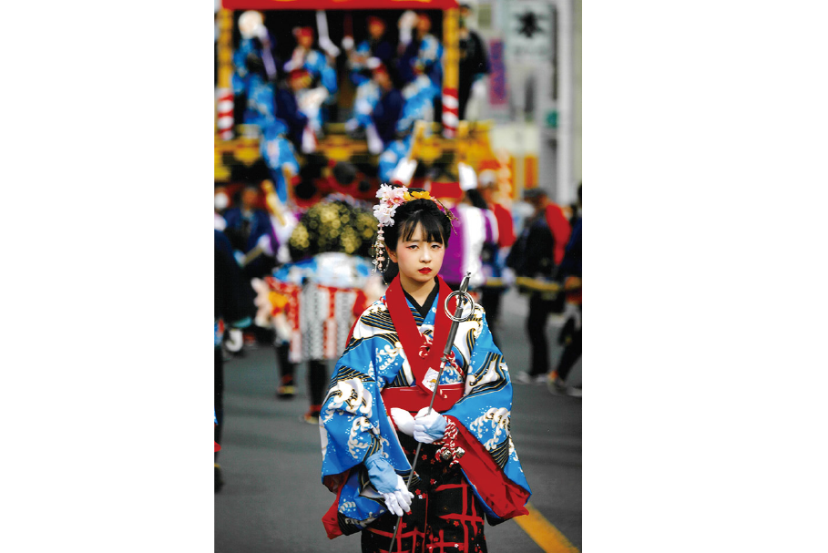 25_準入選２部_春まつりの少女_神保忠雄_高崎