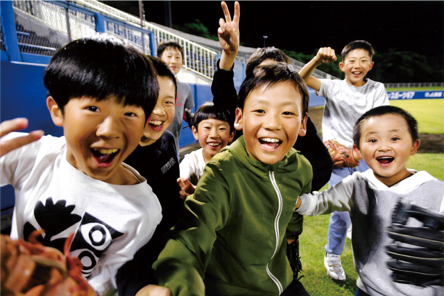 野球少年達の笑顔_小島良行_桐生市